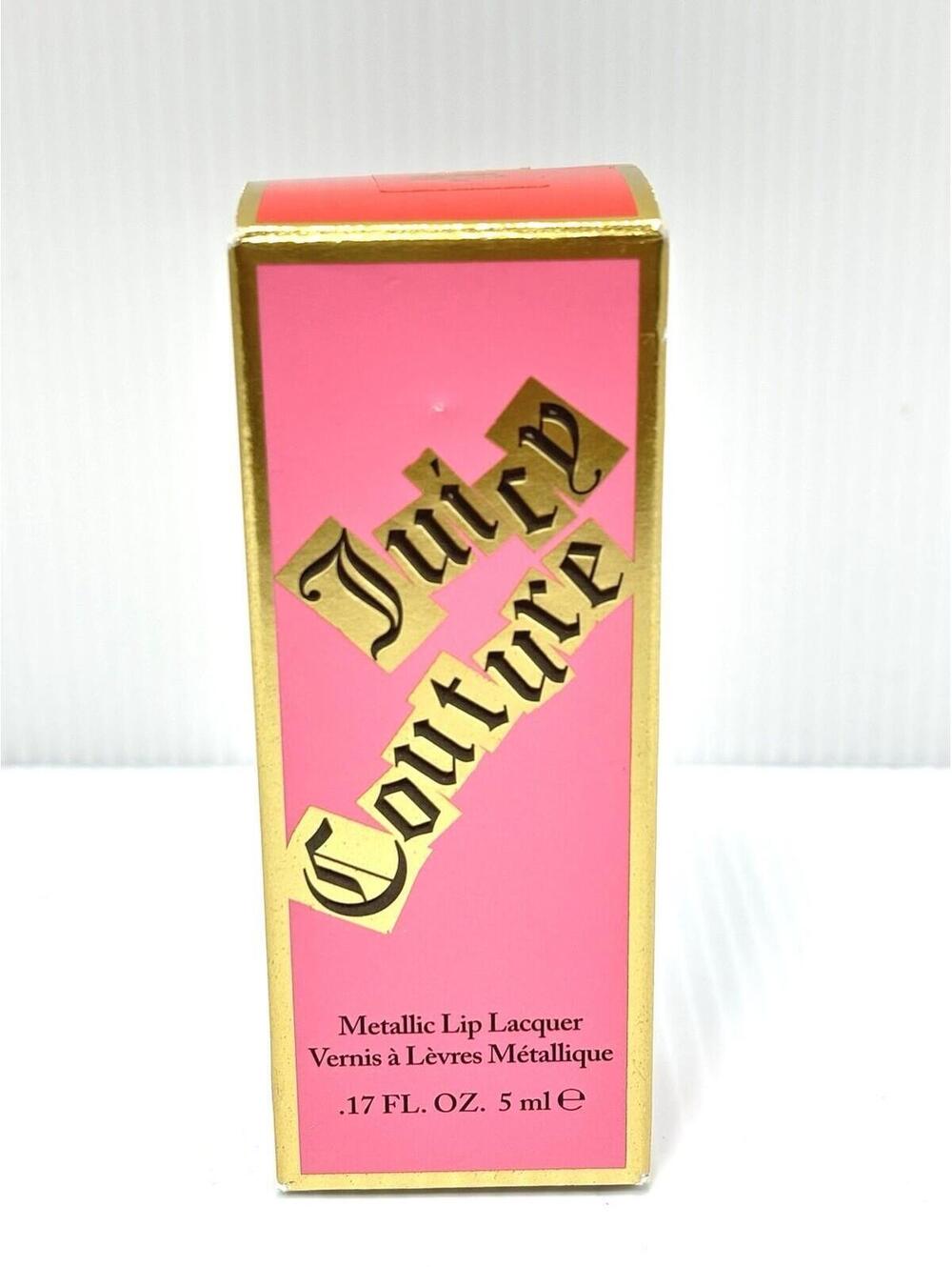 Juicy Couture Metallic Lip Lacquer Femme Metale 01 Gloss Lipstick Discontinued!
